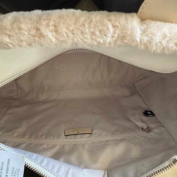 kate spade New York Jett Faux Shearling Tote‎ - NWT - Picture 6 of 8